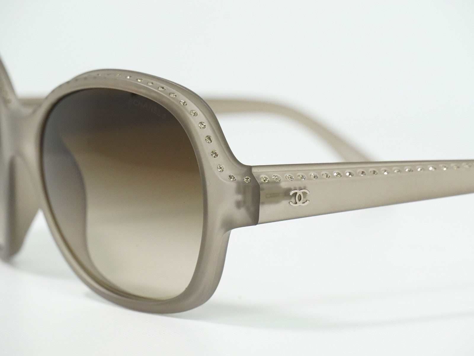 Chanel Logo Cc Sunglasses Plastic Gray Plastic Sunglasse Accessory (Pre-Owned)