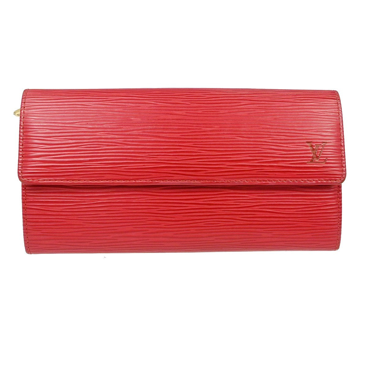 Louis Vuitton Wallet Epi Epi Leather Red Leather Wallets Accessory (Pre-Owned)