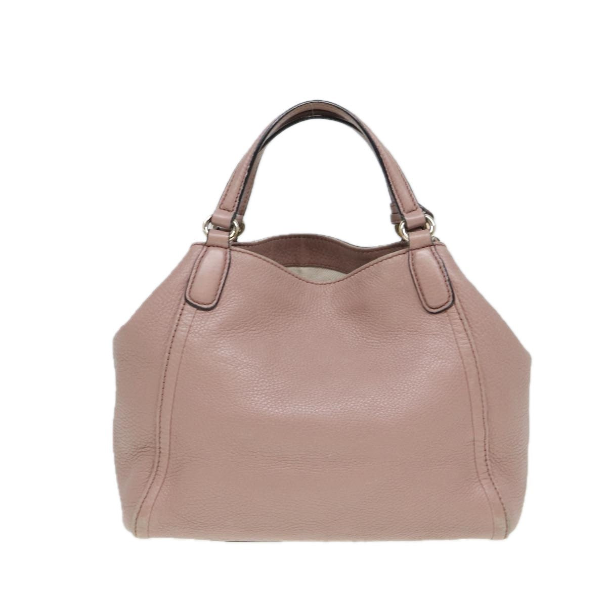 Gucci Soho Convertible Shoulder Bag Leather Pink Leather Tote Bag Bag (Pre-Owned)