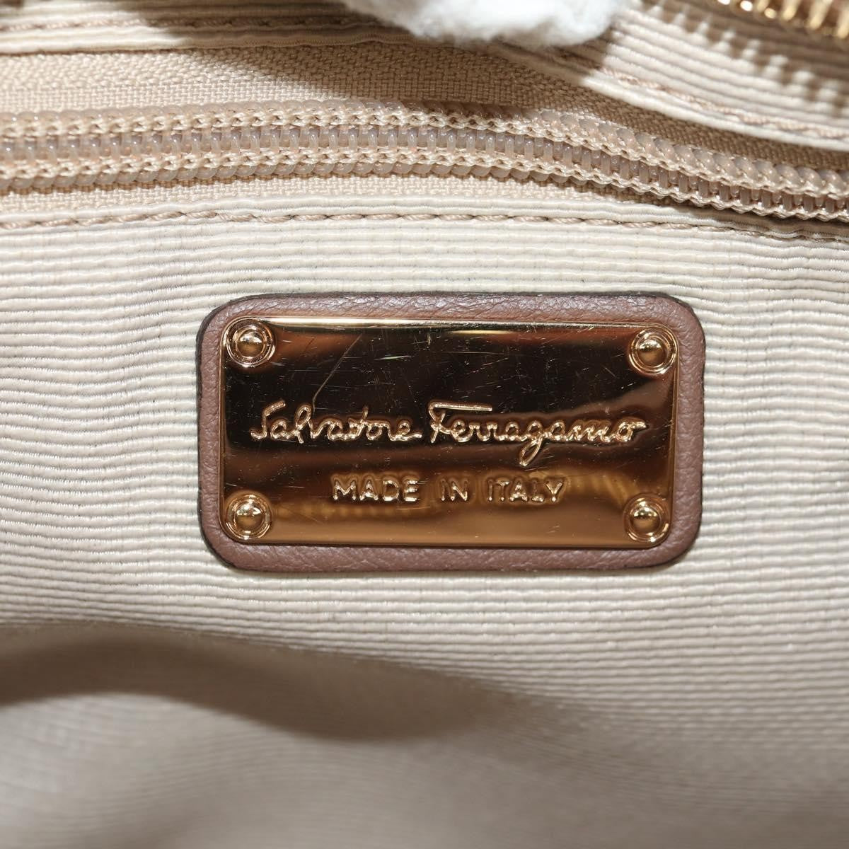 Salvatore Ferragamo Gancini Shoulder Bag Nylon Multicolour Nylon Shoulder Bag Bag (Pre-Owned)