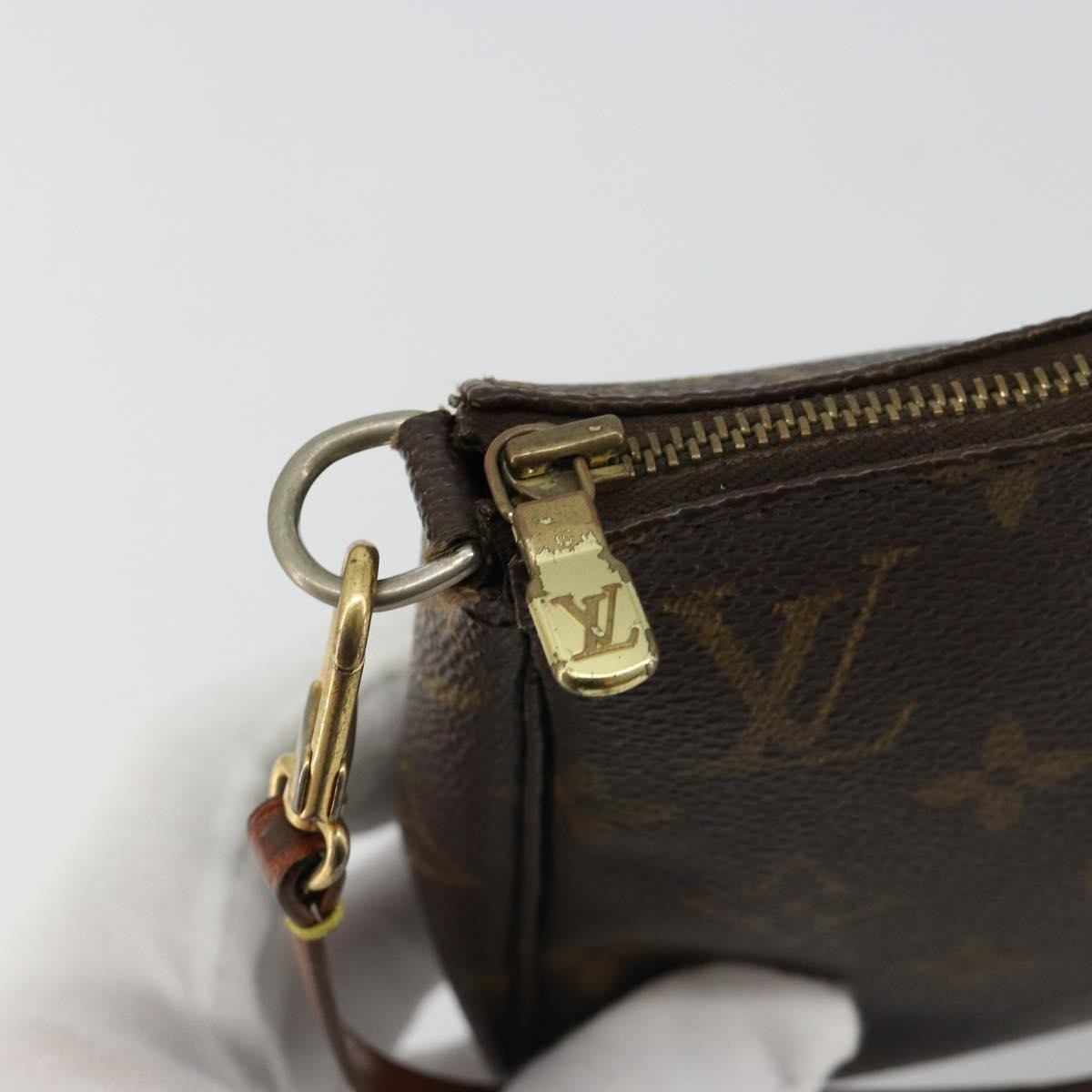 Louis Vuitton Pochette Accessoires Nm Monogram Canvas Brown Canvas Clutche & Pouche Bag (Pre-Owned)