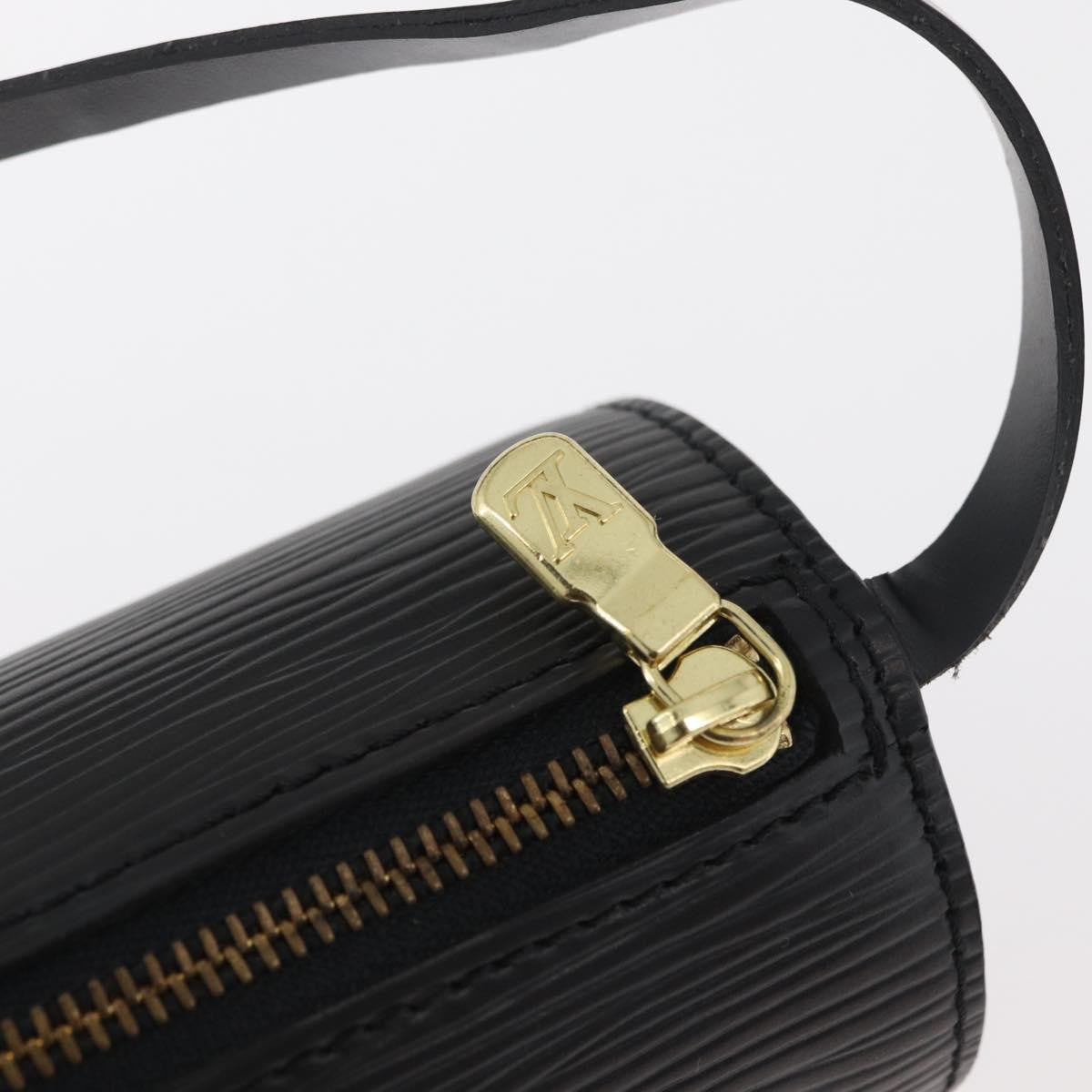 Louis Vuitton Soufflot Pochette Epi Leather Black Leather Clutche & Pouche Bag (Pre-Owned)