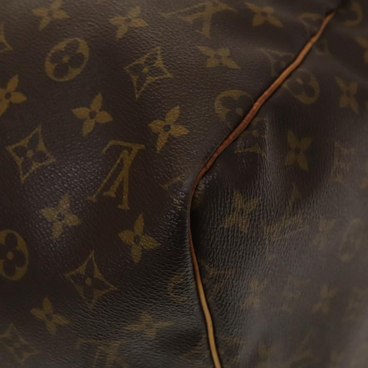 Louis Vuitton Keepall Bag Monogram Canvas Brown Canvas Travel Bag Bag (Pre-Owned)