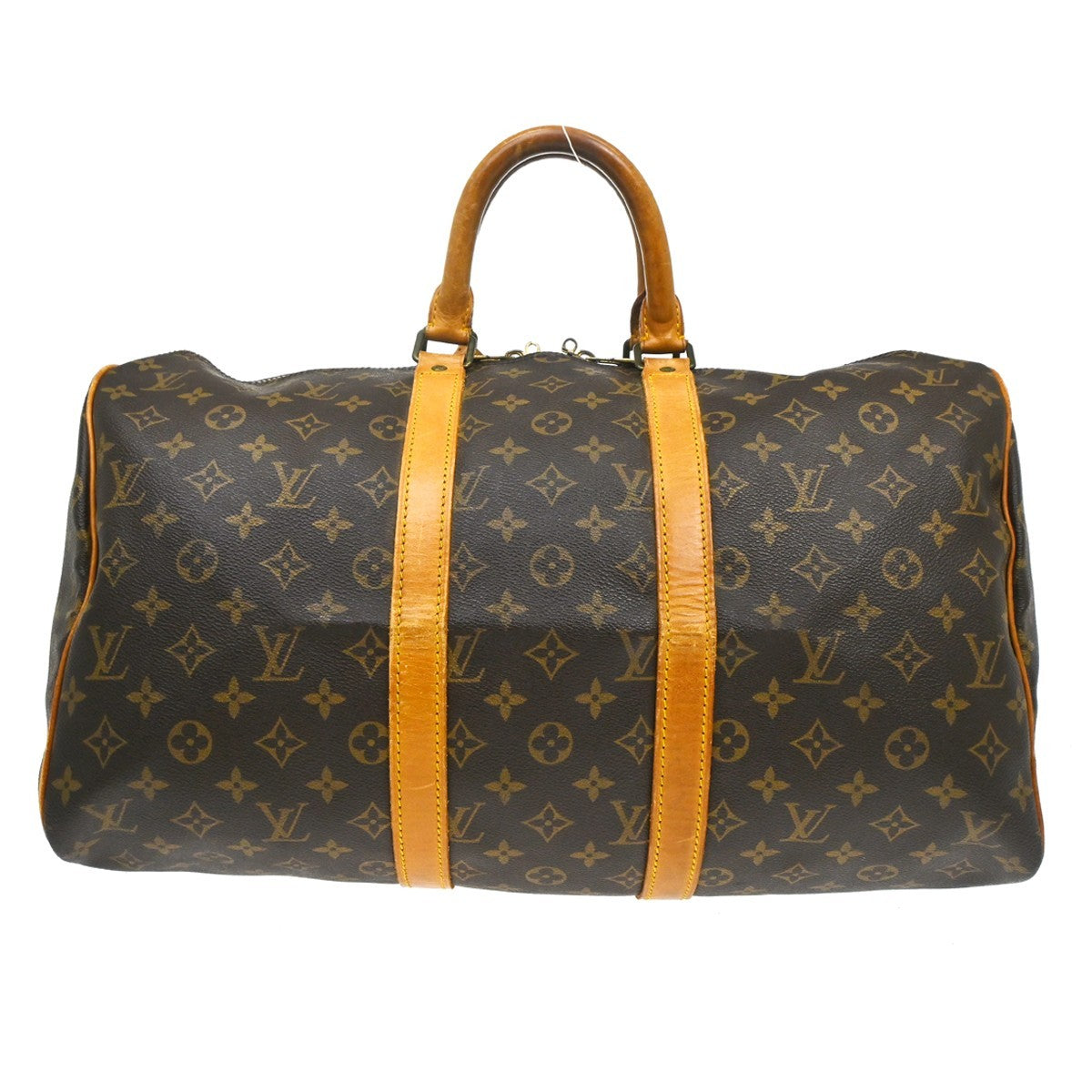 Louis Vuitton Keepall Bag Monogram Canvas Brown Canvas Travel Bag Bag (Pre-Owned)
