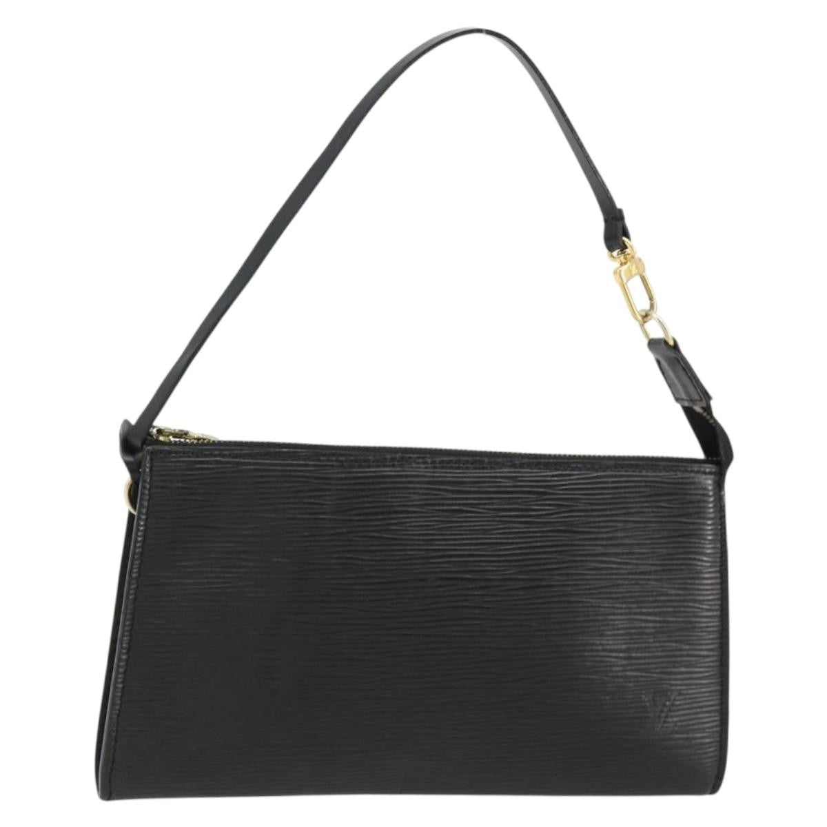 Louis Vuitton Pochette Accessoires Epi Leather Black Leather Clutche & Pouche Bag (Pre-Owned)