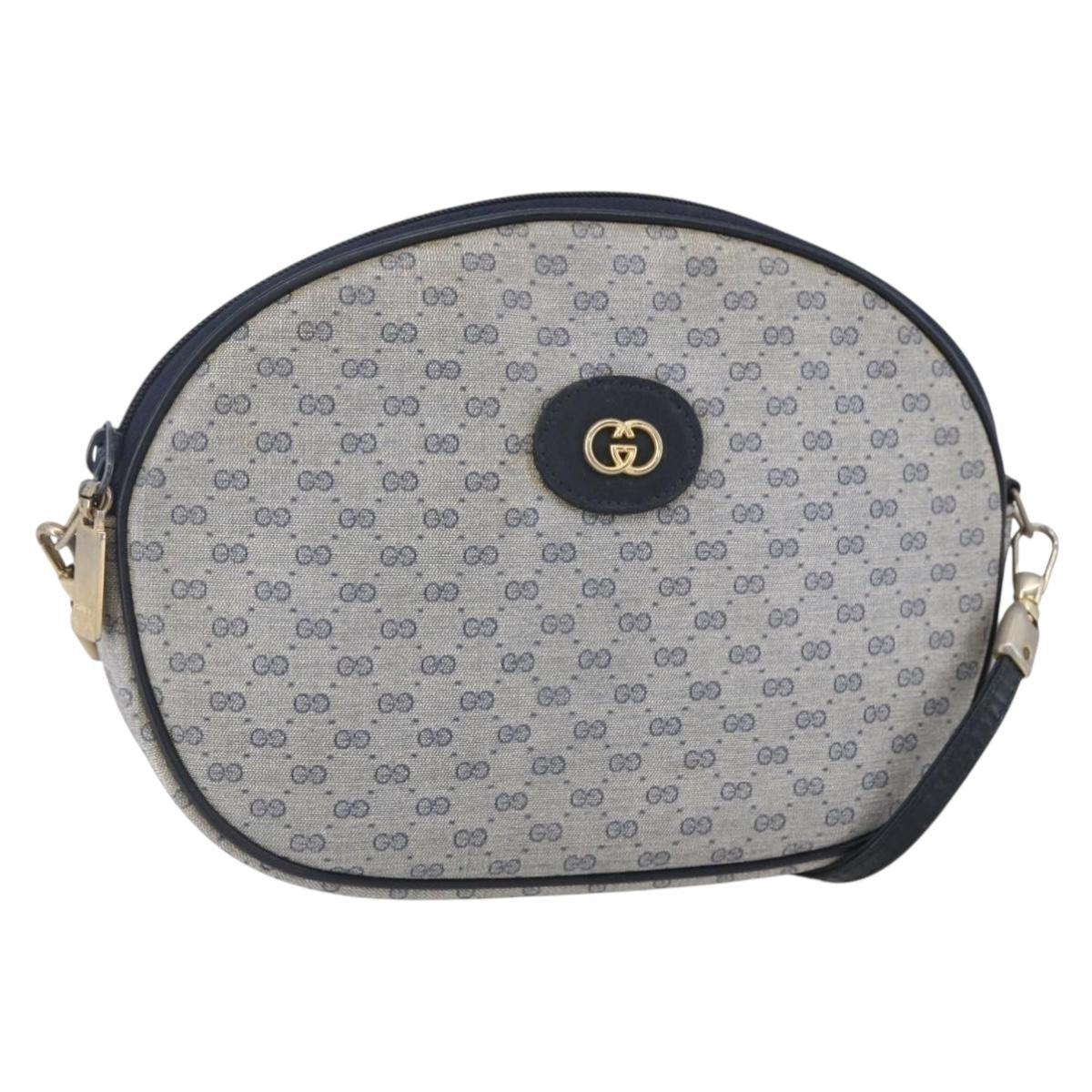 Gucci Micro Gg Supreme Shoulder Bag Gg Canvas Navy Canvas Shoulder Bag Bag (Pre-Owned)