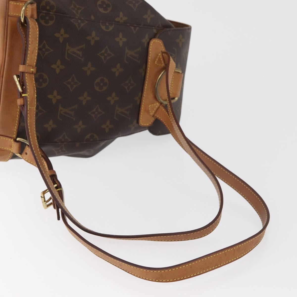 Louis Vuitton Vintage Montsouris Backpack Monogram Canvas Brown Canvas Backpack Bag (Pre-Owned)