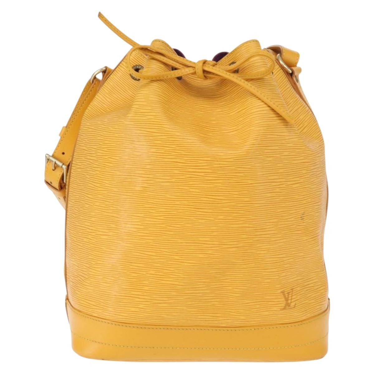 Louis Vuitton Noe Handbag Epi Leather Yellow Leather Shoulder Bag Bag (Pre-Owned)
