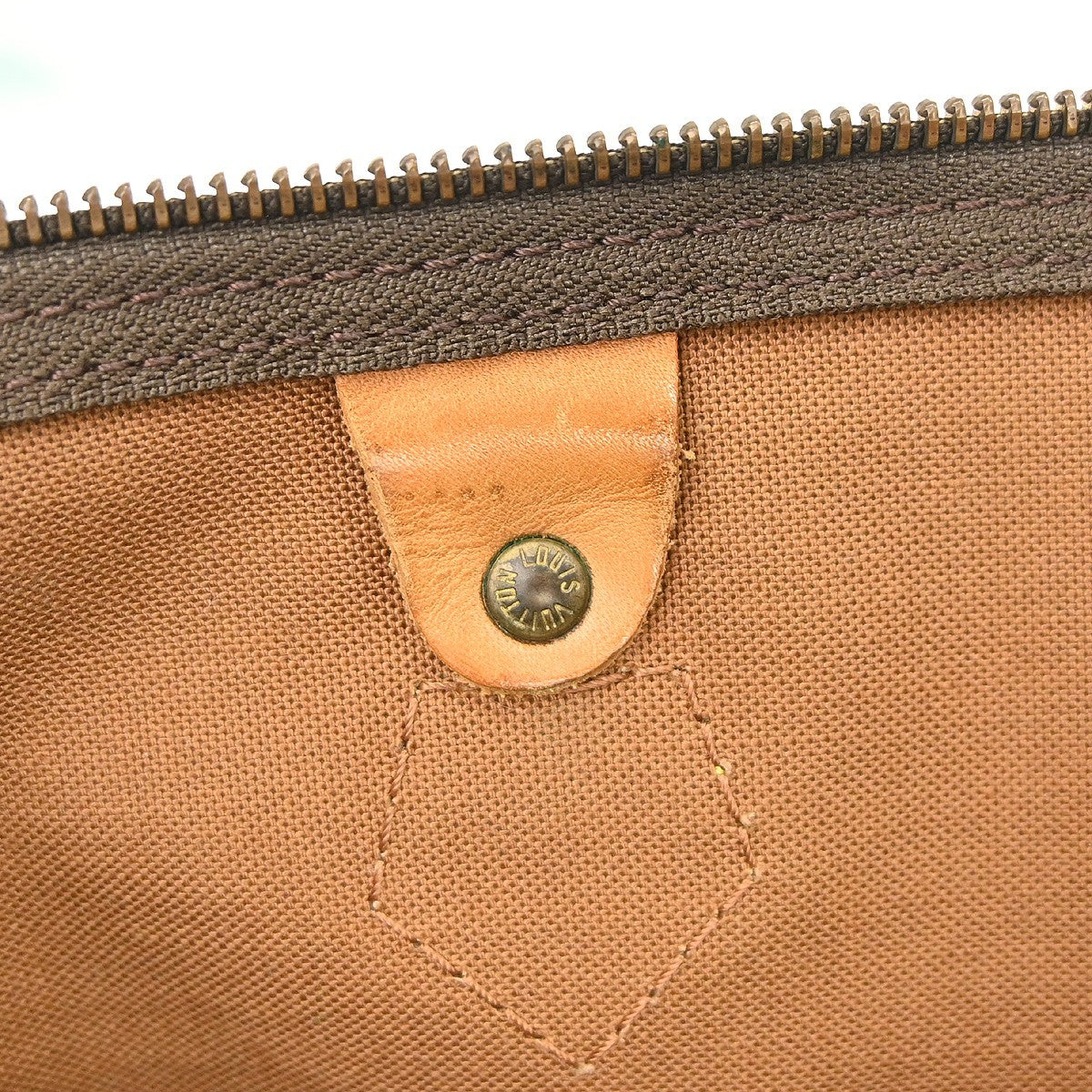 Louis Vuitton Speedy Handbag Monogram Canvas Brown Canvas Handbag (Pre-Owned)
