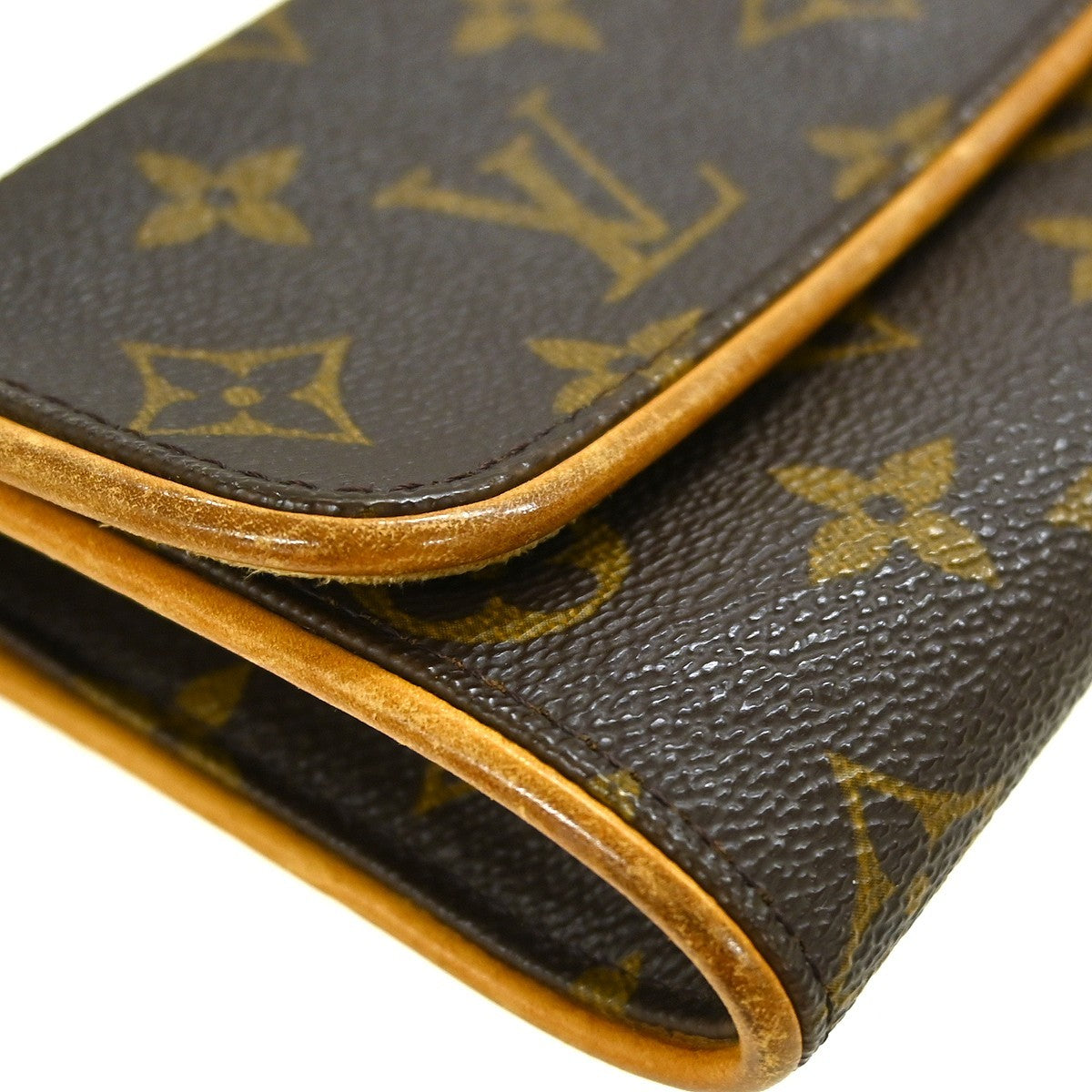 Louis Vuitton Twin Handbag Monogram Canvas Brown Canvas Clutche & Pouche Bag (Pre-Owned)