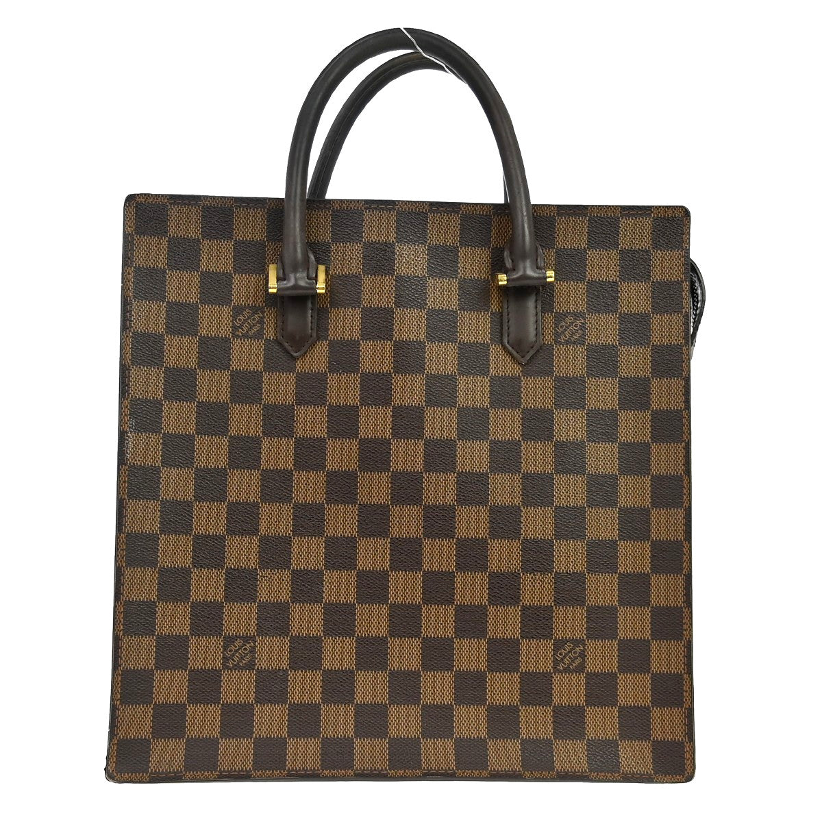 Louis Vuitton Venice Sac Plat Bag Damier Brown Canvas Tote Bag Bag (Pre-Owned)