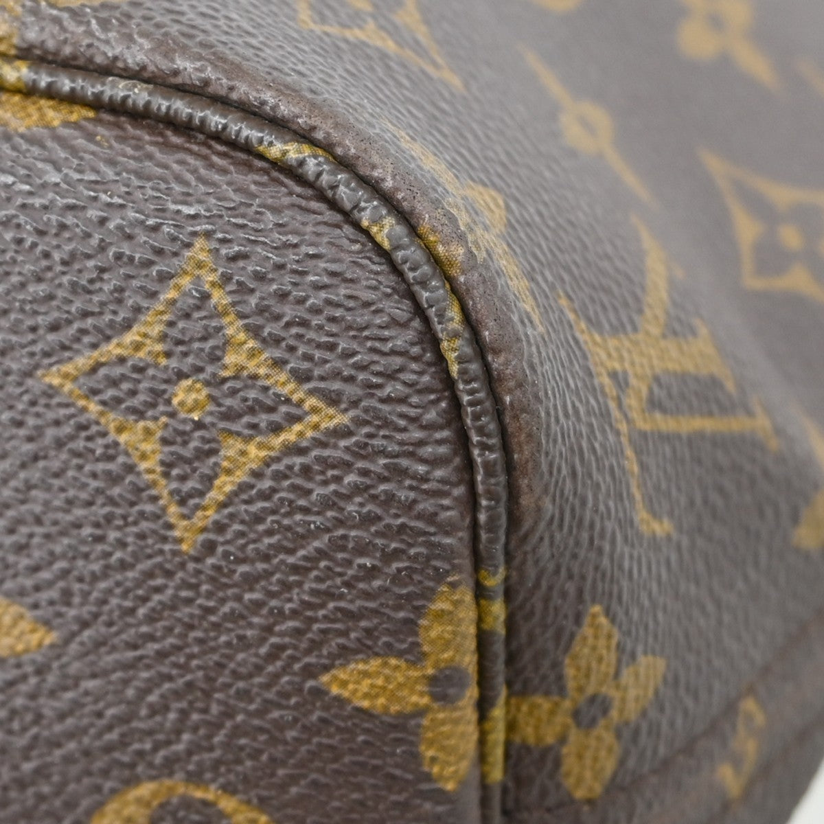 Louis Vuitton Neverfull Bandouliere Inside Out Monogram Canvas With Leather Brown Canvas Tote Bag Bag (Pre-Owned)