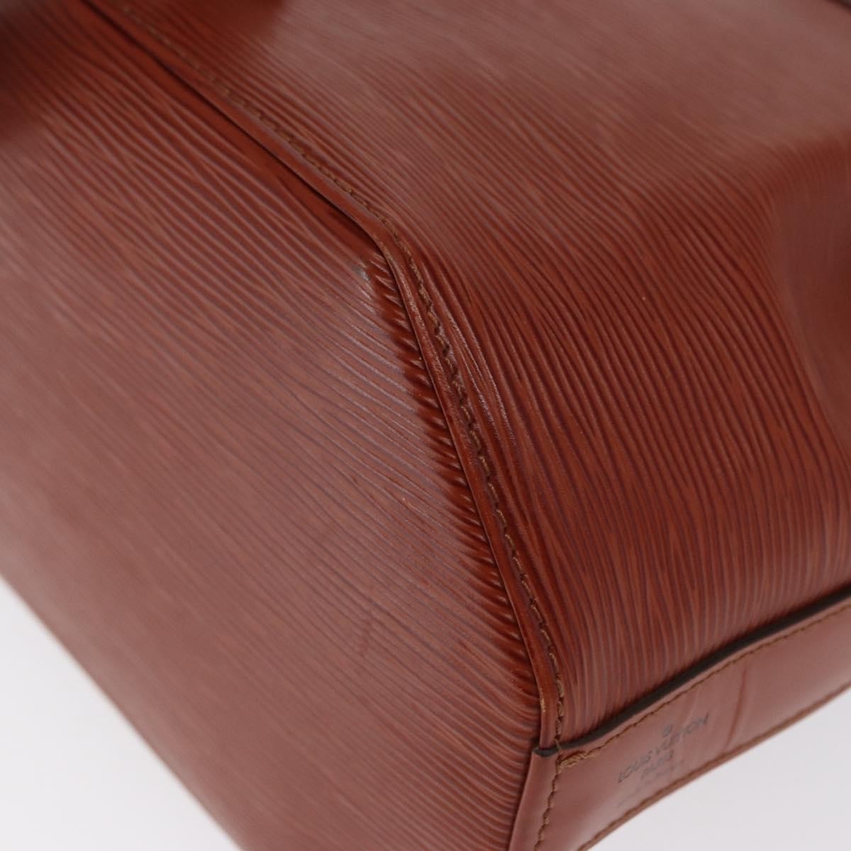 Louis Vuitton Vintage Sac D'epaule Handbag Epi Leather Brown Leather Shoulder Bag Bag (Pre-Owned)