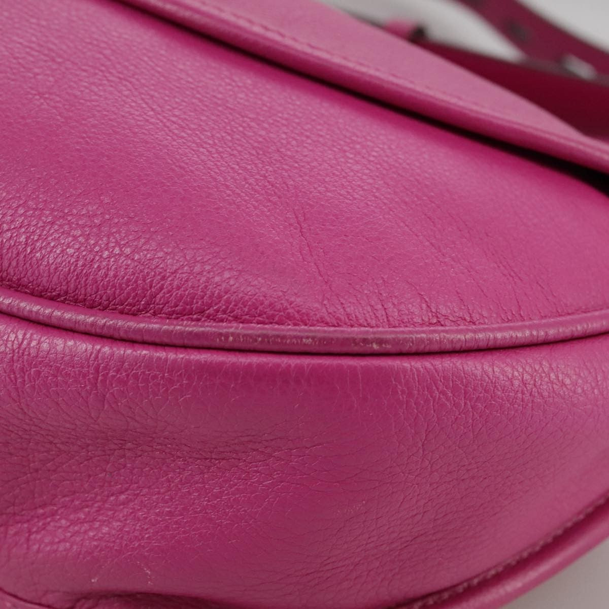 Loewe Heritage Messenger Leather Pink Leather Shoulder Bag Bag (Pre-Owned)