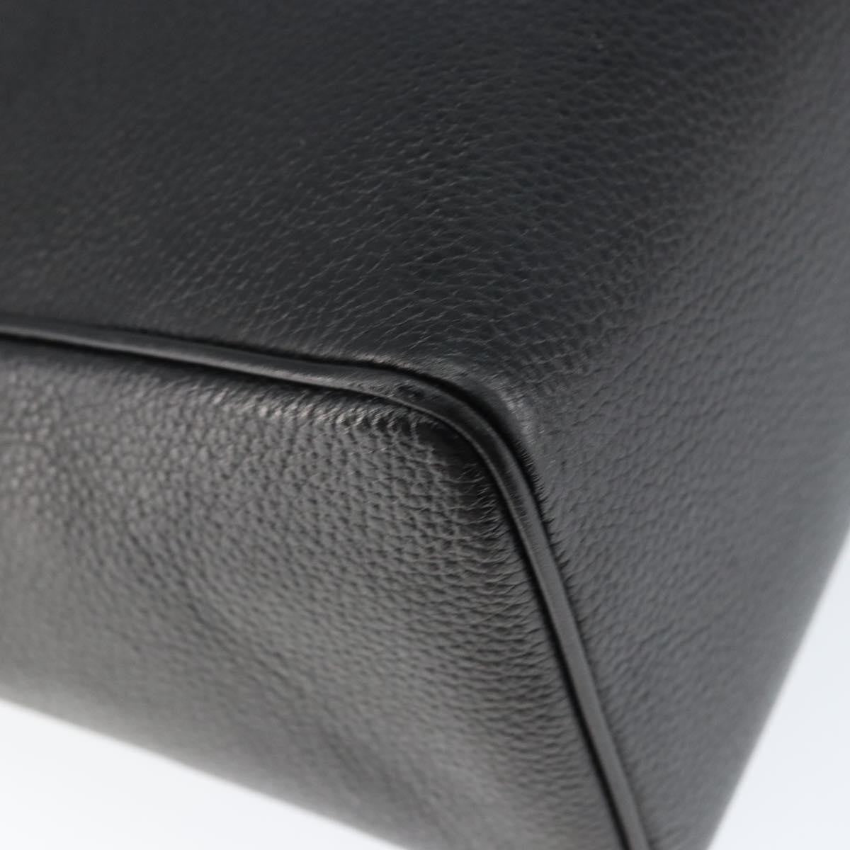 Celine Handbag Leather Black Leather Handbag (Pre-Owned)