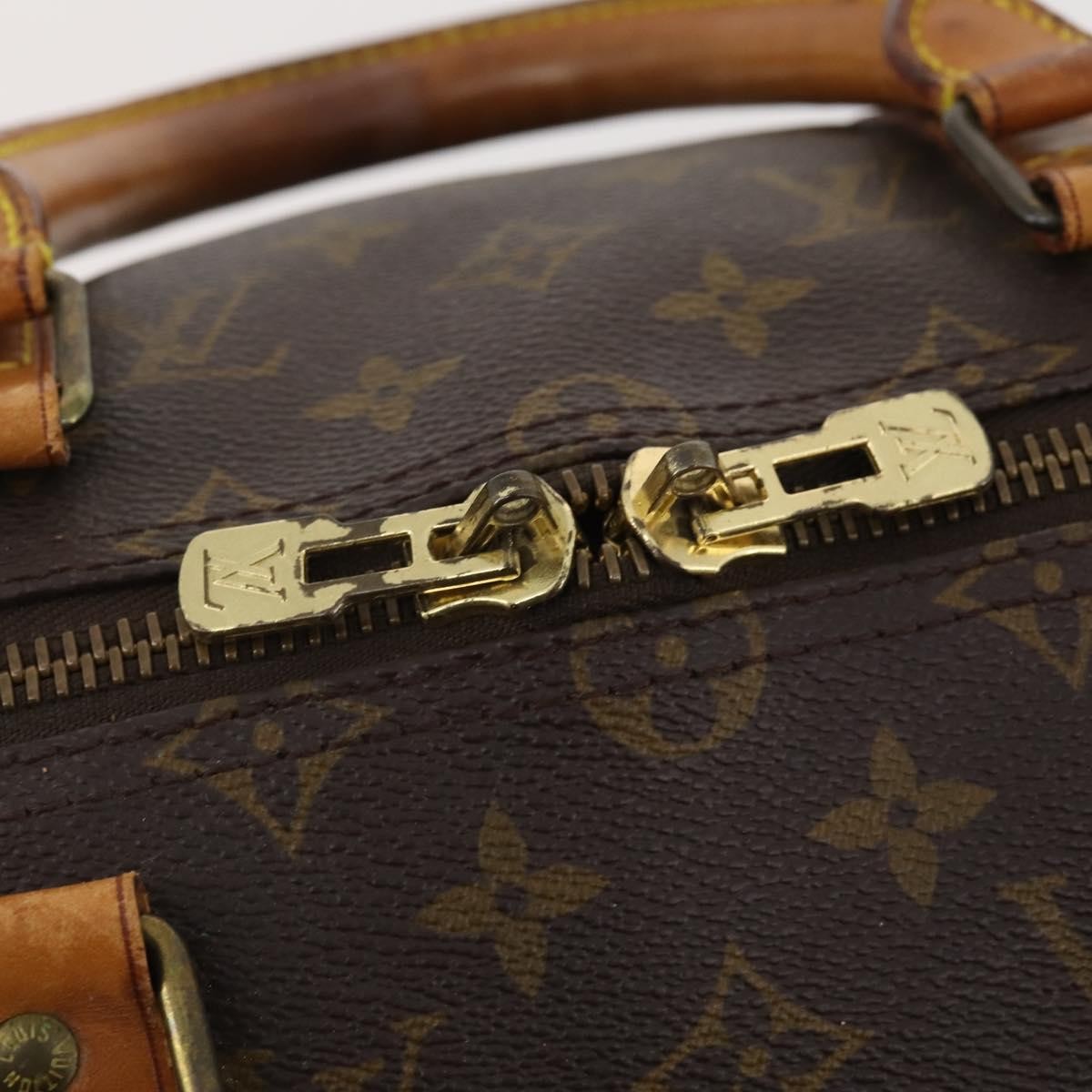 Louis Vuitton Keepall Bag Monogram Canvas Brown Canvas Travel Bag Bag (Pre-Owned)