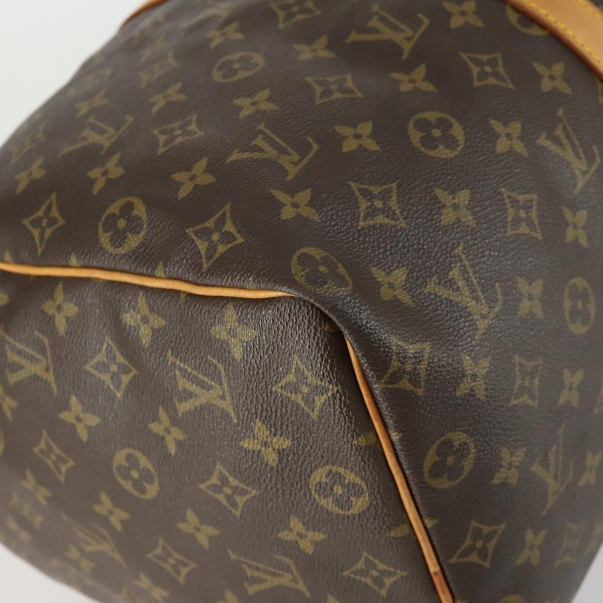 Louis Vuitton Keepall Bag Monogram Canvas Brown Canvas Travel Bag Bag (Pre-Owned)
