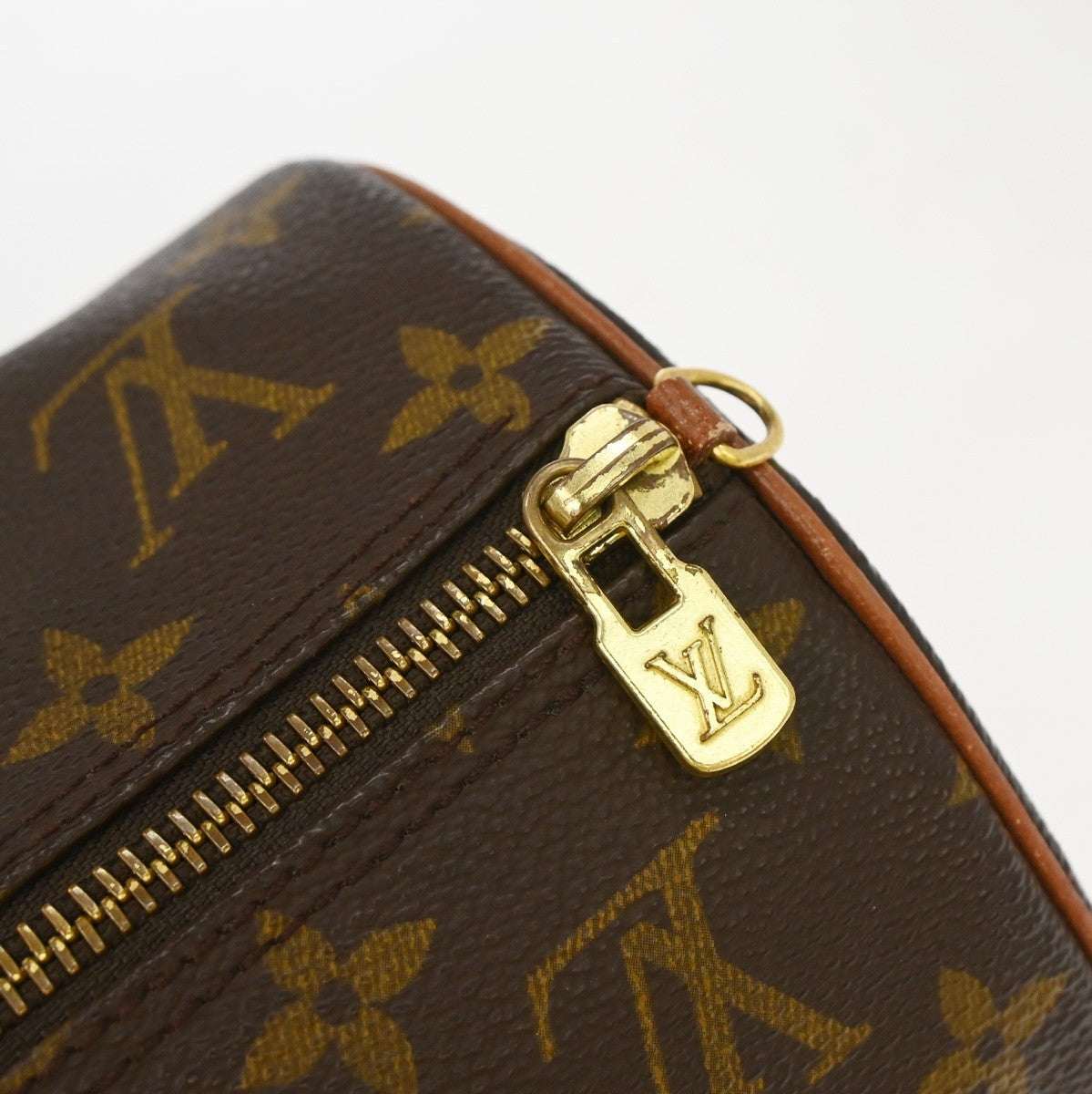 Louis Vuitton Papillon Handbag Monogram Canvas Brown Canvas Handbag (Pre-Owned)