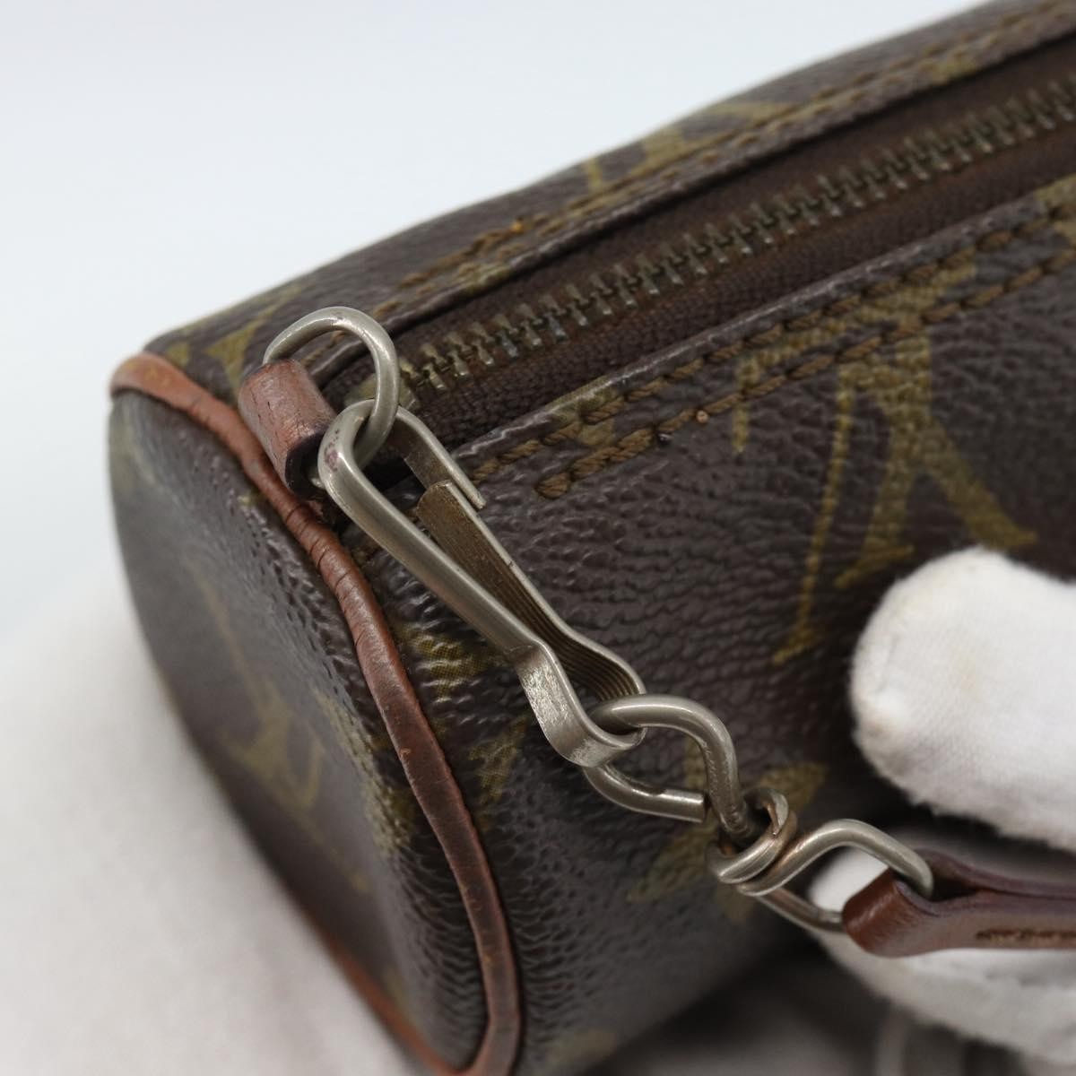 Louis Vuitton Papillon Pochette Monogram Canvas Brown Canvas Clutche & Pouche Bag (Pre-Owned)
