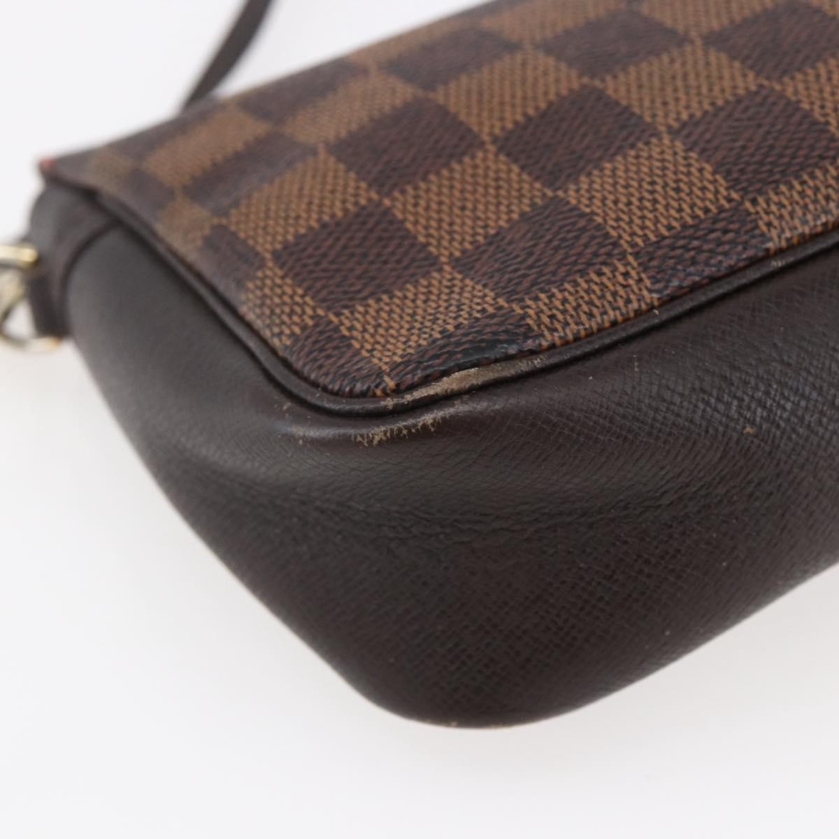 Louis Vuitton Trousse Make Up Bag Damier Canvas Brown Canvas Clutche & Pouche Bag (Pre-Owned)