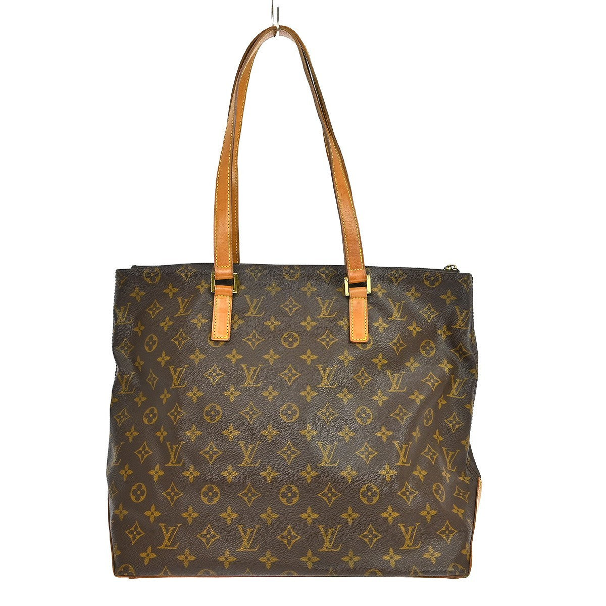Louis Vuitton Cabas Mezzo Monogram Canvas Brown Canvas Tote Bag Bag (Pre-Owned)