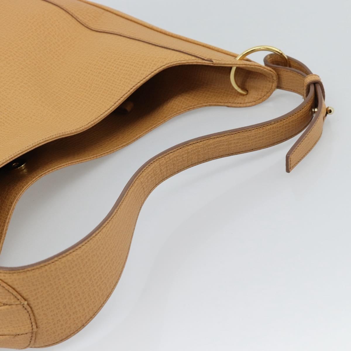 Loewe Vintage Shoulder Bag Canvas Beige Leather Shoulder Bag Bag (Pre-Owned)