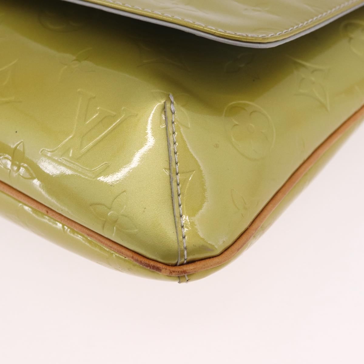 Louis Vuitton Thompson Street Handbag Monogram Vernis Gray Patent_Leather Shoulder Bag Bag (Pre-Owned)
