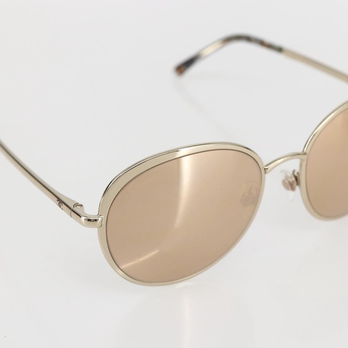 Chanel Logo Cc Sunglasses Metal Gold Metal Sunglasse Accessory (Pre-Owned)