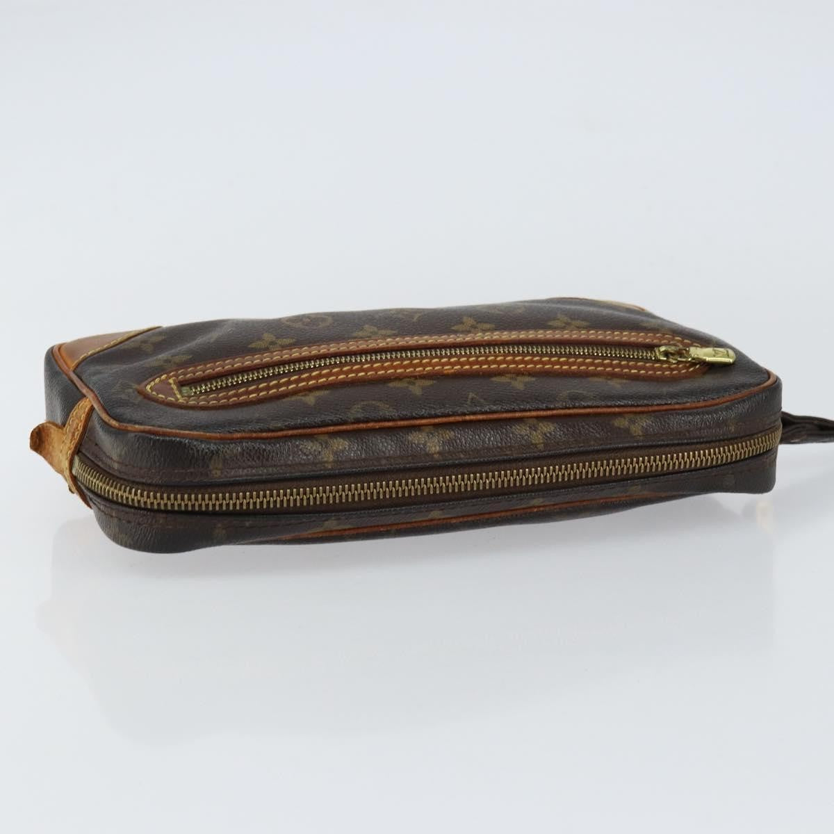 Louis Vuitton Marly Dragonne Clutch Monogram Canvas Brown Canvas Clutche & Pouche Bag (Pre-Owned)