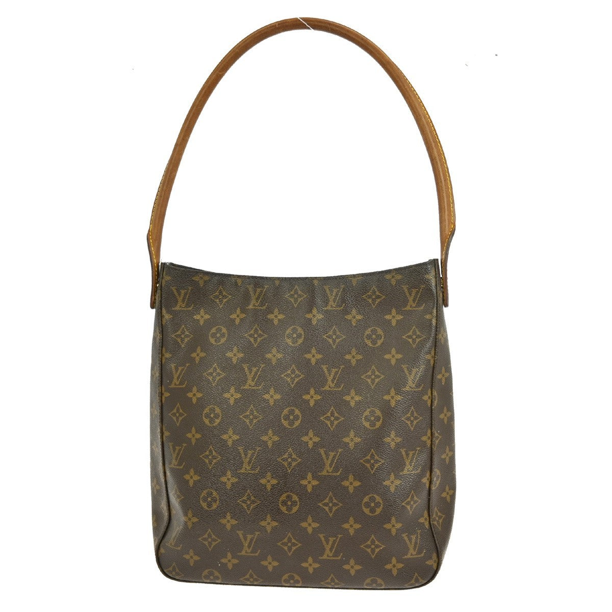 Louis Vuitton Monogram Looping Handbag Monogram Canvas Brown Canvas Shoulder Bag Bag (Pre-Owned)