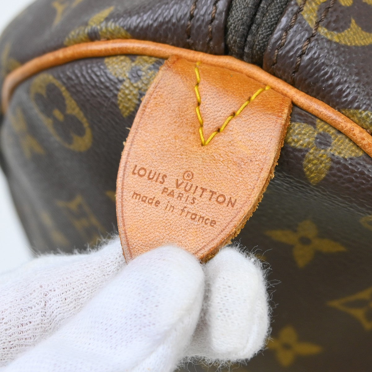Louis Vuitton Keepall Bag Monogram Canvas Brown Canvas Travel Bag Bag (Pre-Owned)