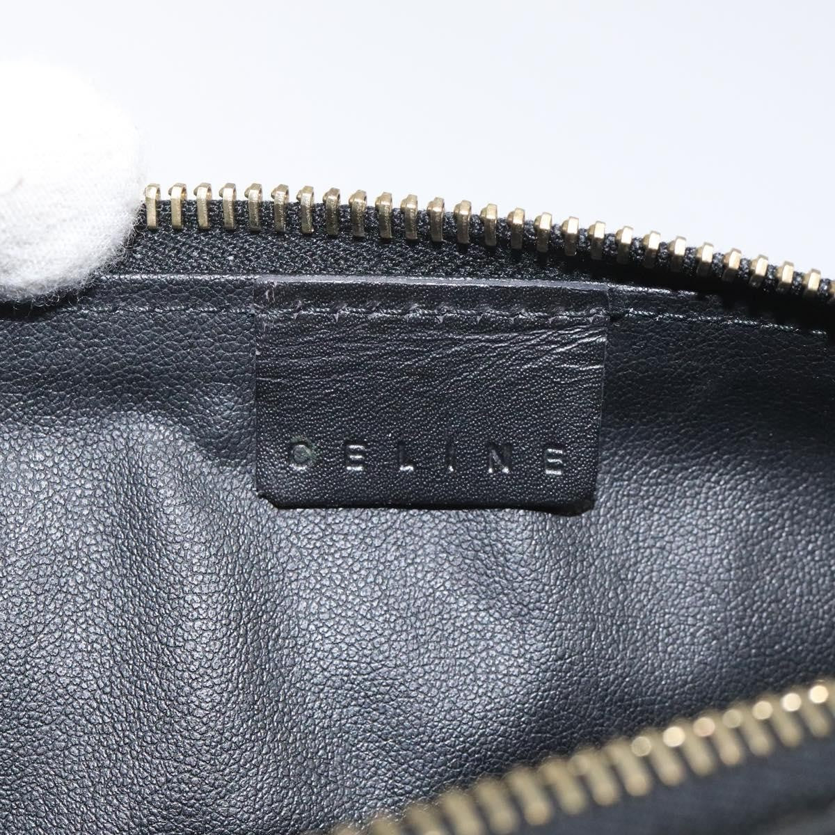 Celine Macadam Pochette Canvas And Leather Black Canvas Clutche & Pouche Bag (Pre-Owned)