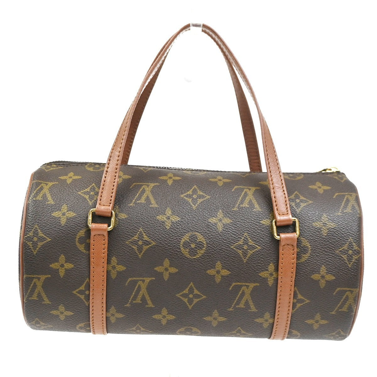 Louis Vuitton Papillon Handbag Monogram Canvas Brown Canvas Handbag (Pre-Owned)