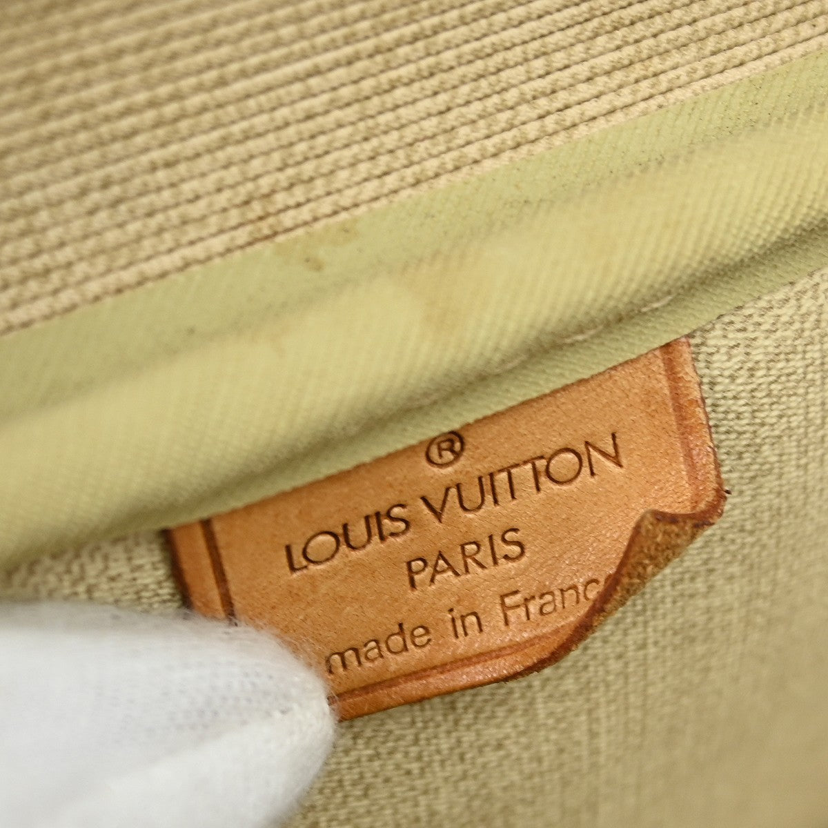 Louis Vuitton Deauville Handbag Monogram Canvas Brown Canvas Handbag (Pre-Owned)