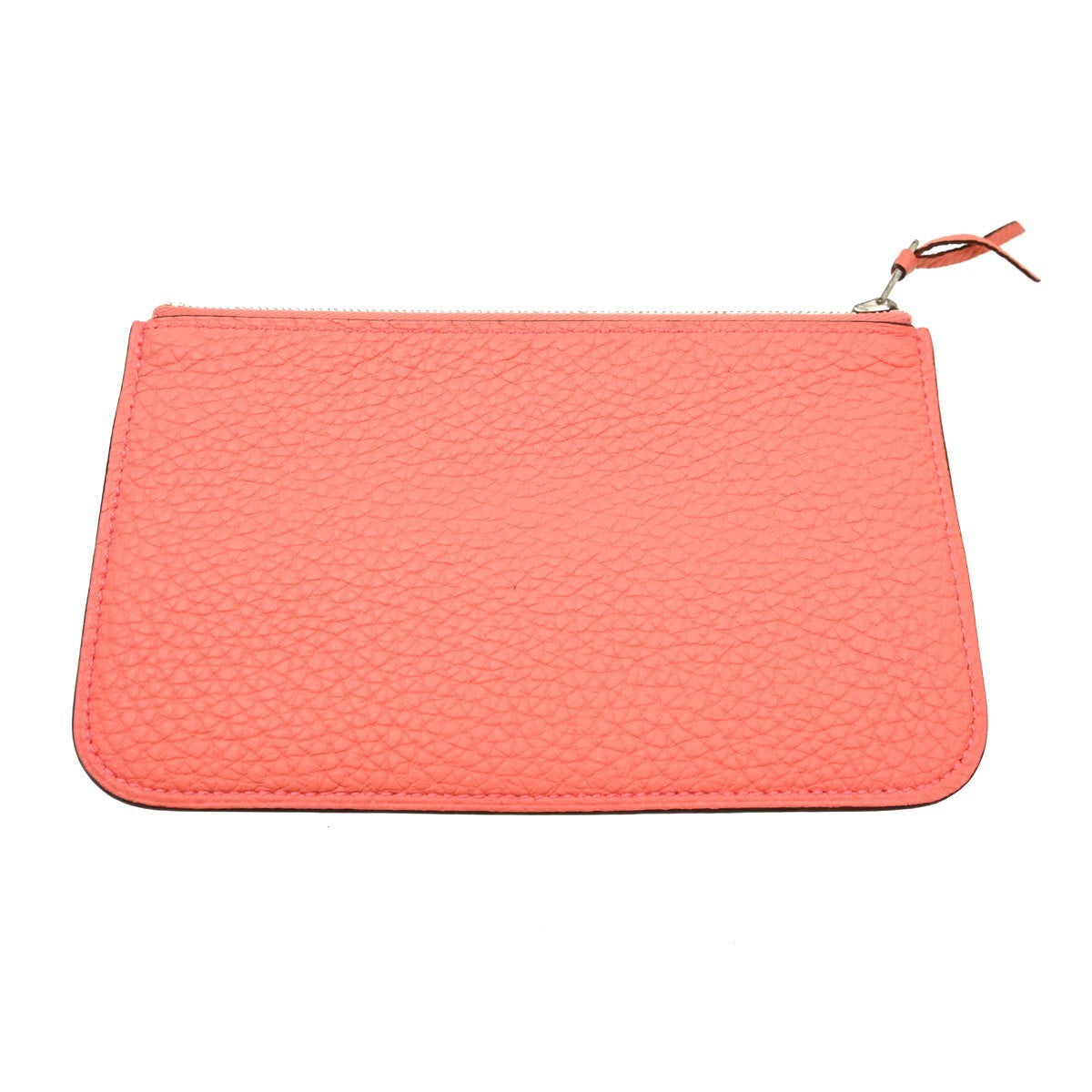 Hermes Dogon Duo Combined Wallet Leather Orange Leather Wallets Accessory (Pre-Owned)