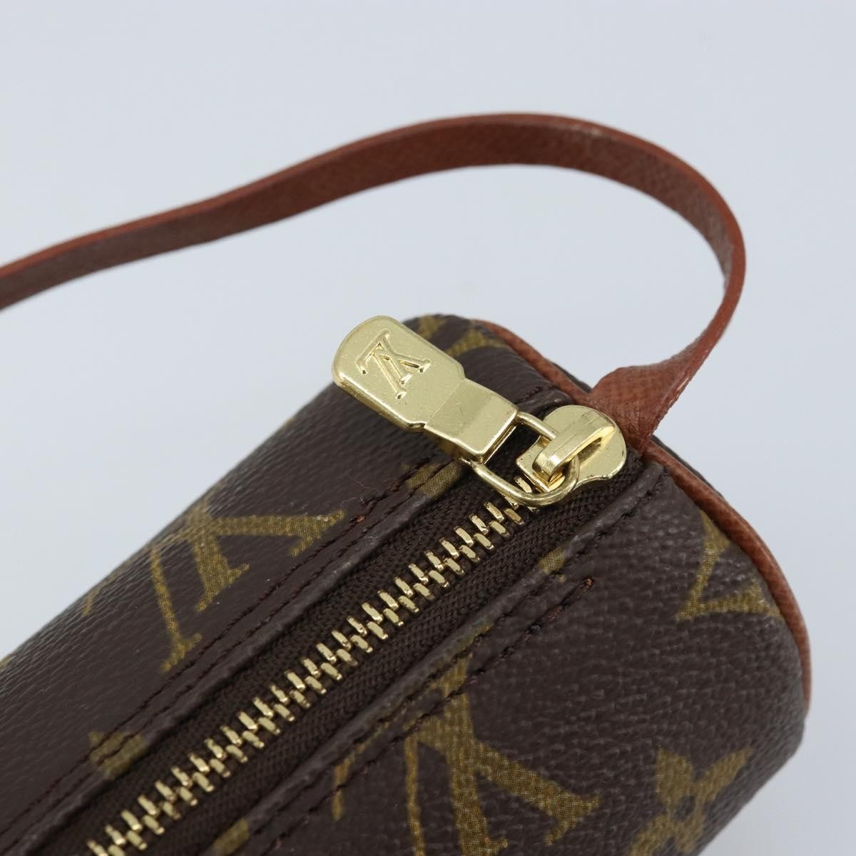 Louis Vuitton Papillon Pochette Monogram Canvas Brown Canvas Clutche & Pouche Bag (Pre-Owned)