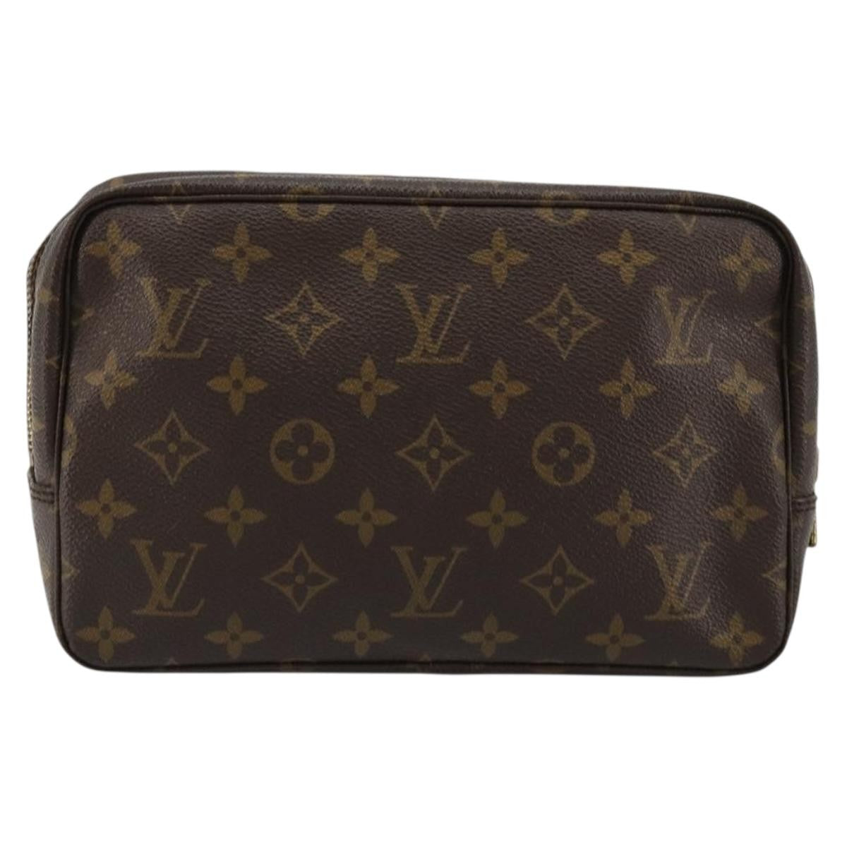 Louis Vuitton Trousse Toiletry Pouch Monogram Canvas Brown Canvas Toiletry Case Accessory (Pre-Owned)