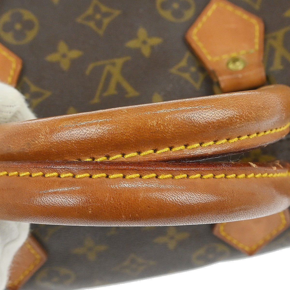 Louis Vuitton Speedy Handbag Monogram Canvas Brown Canvas Handbag (Pre-Owned)