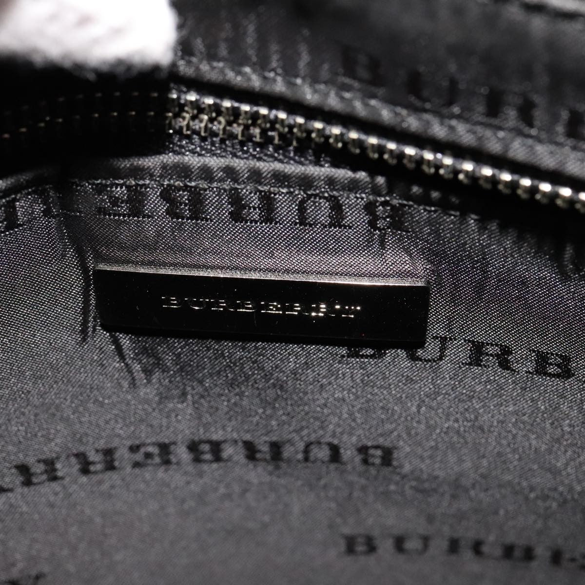 Burberry Vintage Tote Bag Canvas Gray Canvas Tote Bag Bag (Pre-Owned)