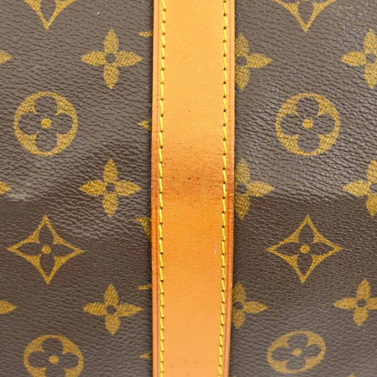 Louis Vuitton Keepall Bandouliere Bag Monogram Canvas Brown Canvas Travel Bag Bag (Pre-Owned)