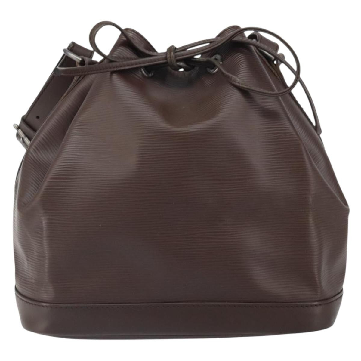 Louis Vuitton Noe Handbag Epi Leather Brown Leather Shoulder Bag Bag (Pre-Owned)