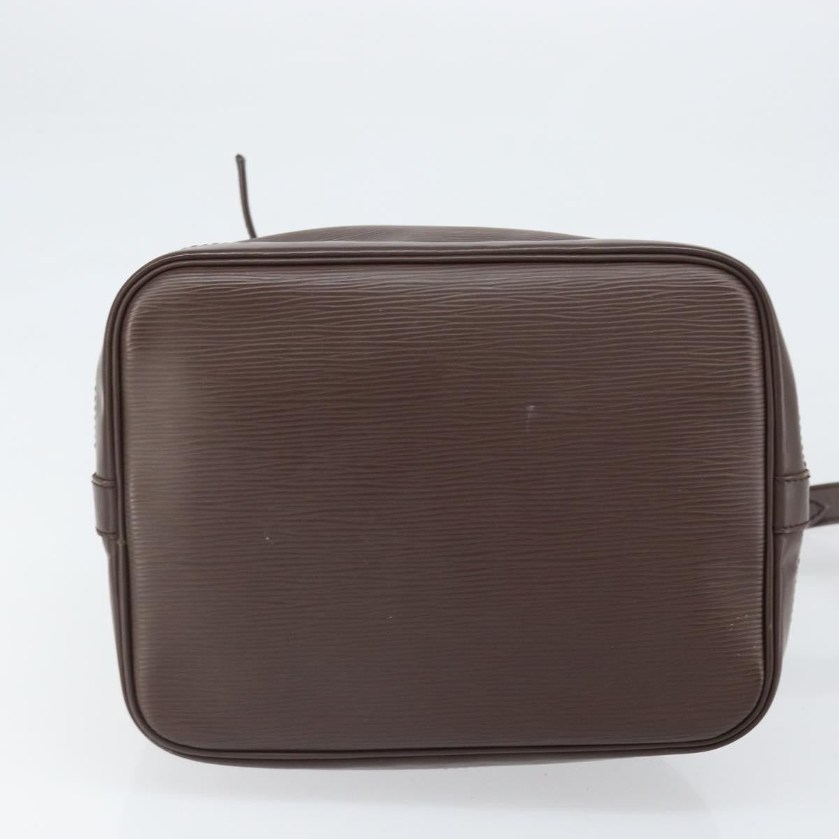 Louis Vuitton Noe Handbag Epi Leather Brown Leather Shoulder Bag Bag (Pre-Owned)