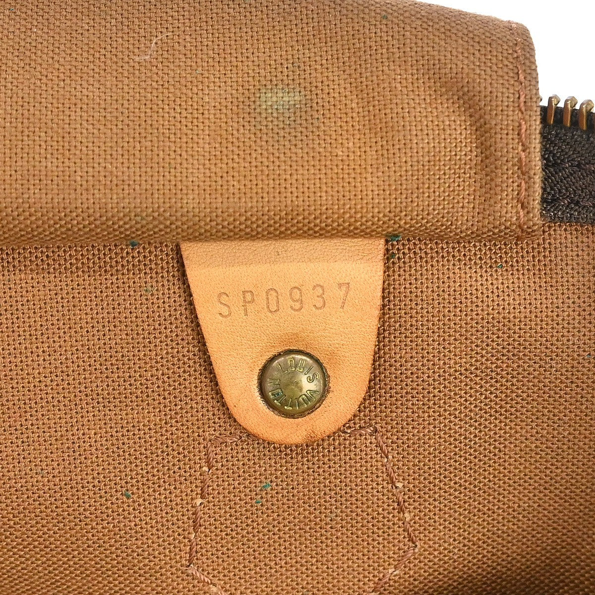 Louis Vuitton Speedy Handbag Monogram Canvas Brown Canvas Handbag (Pre-Owned)