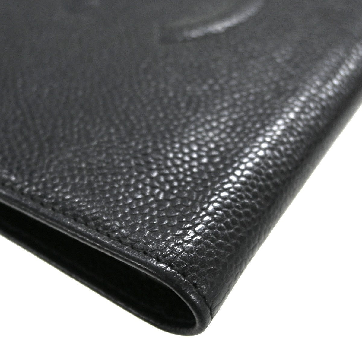 Chanel Timeless Cc French Wallet Caviar Black Leather Wallets Accessory (Pre-Owned)