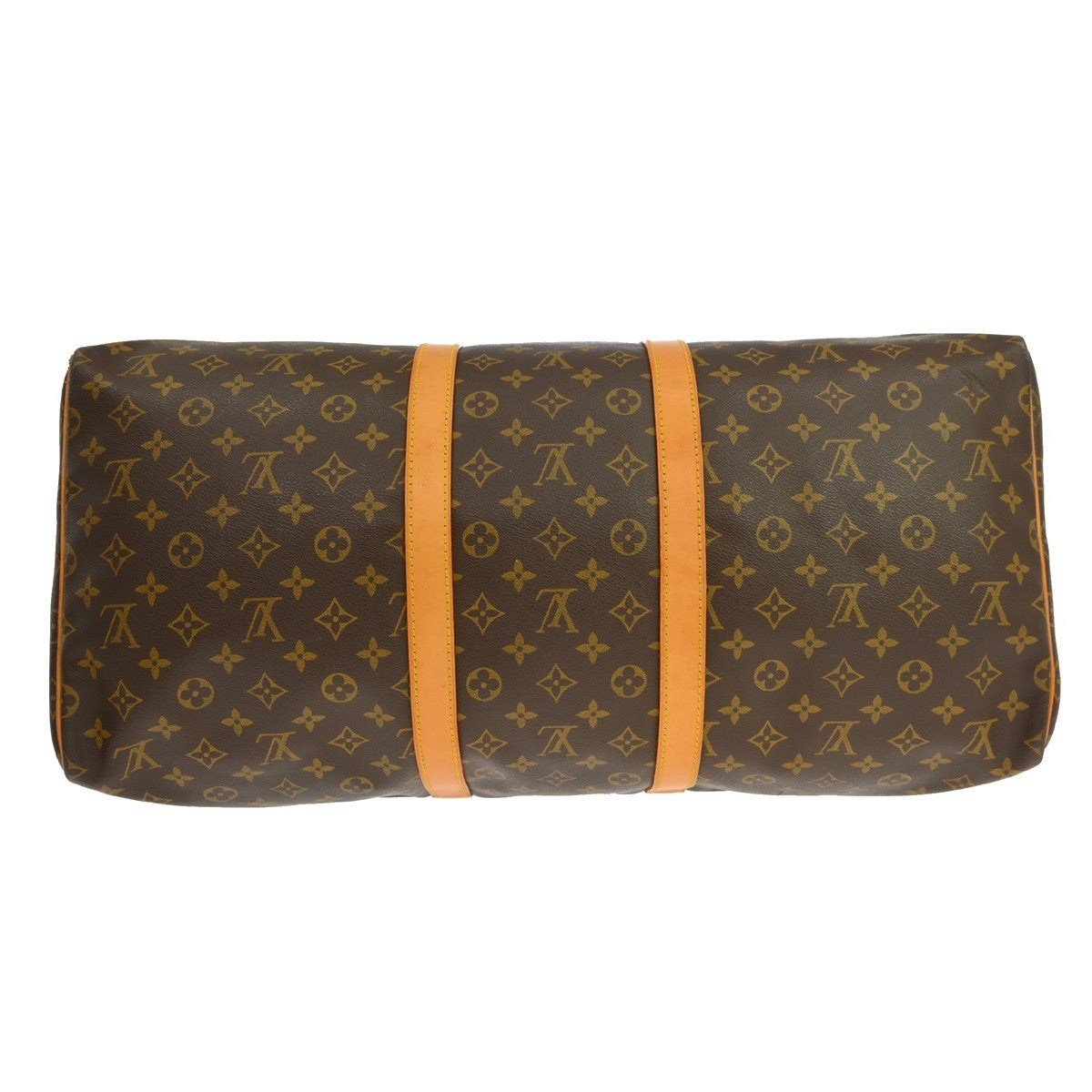 Louis Vuitton Keepall Bag Monogram Canvas Brown Canvas Travel Bag Bag (Pre-Owned)