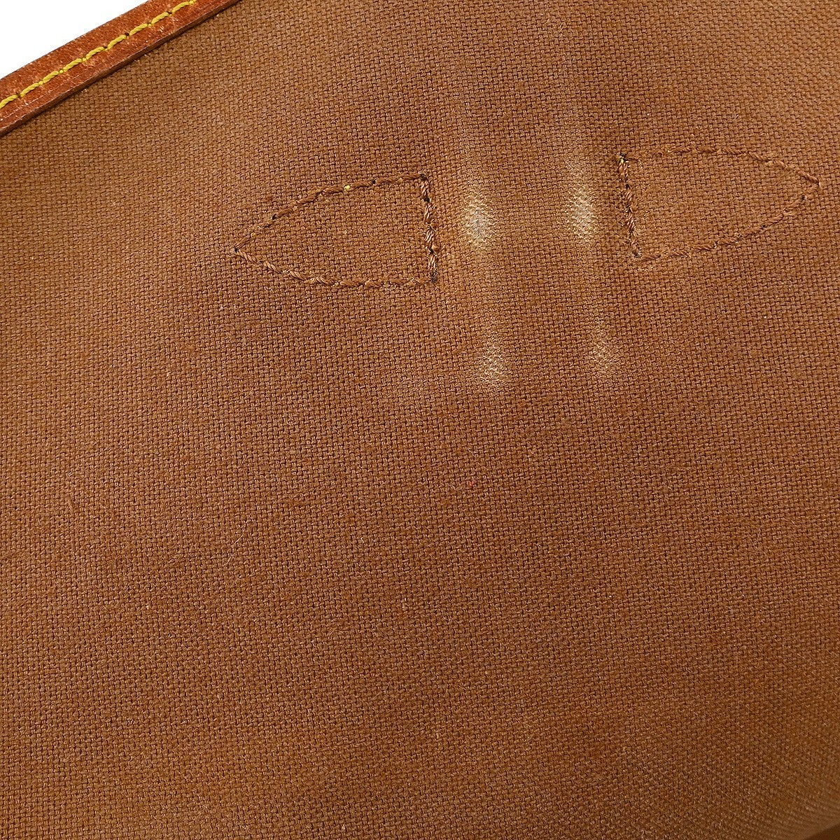Louis Vuitton Saumur Handbag Monogram Canvas Brown Canvas Shoulder Bag Bag (Pre-Owned)
