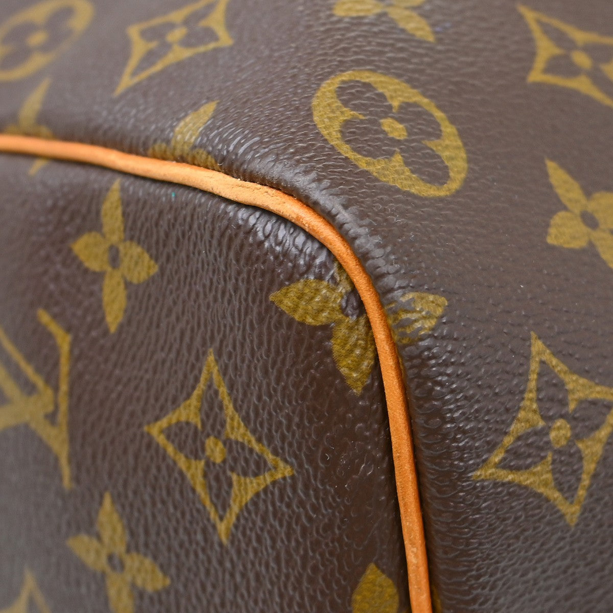 Louis Vuitton Keepall Bag Monogram Canvas Brown Canvas Travel Bag Bag (Pre-Owned)