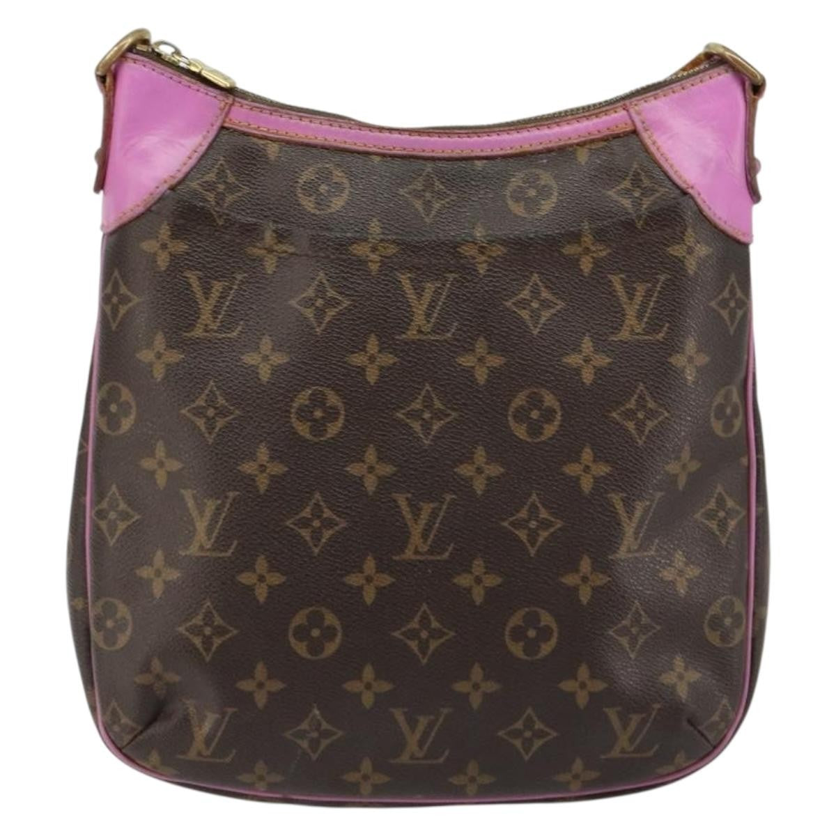 Louis Vuitton Odeon Handbag Monogram Canvas Brown Canvas Shoulder Bag Bag (Pre-Owned)