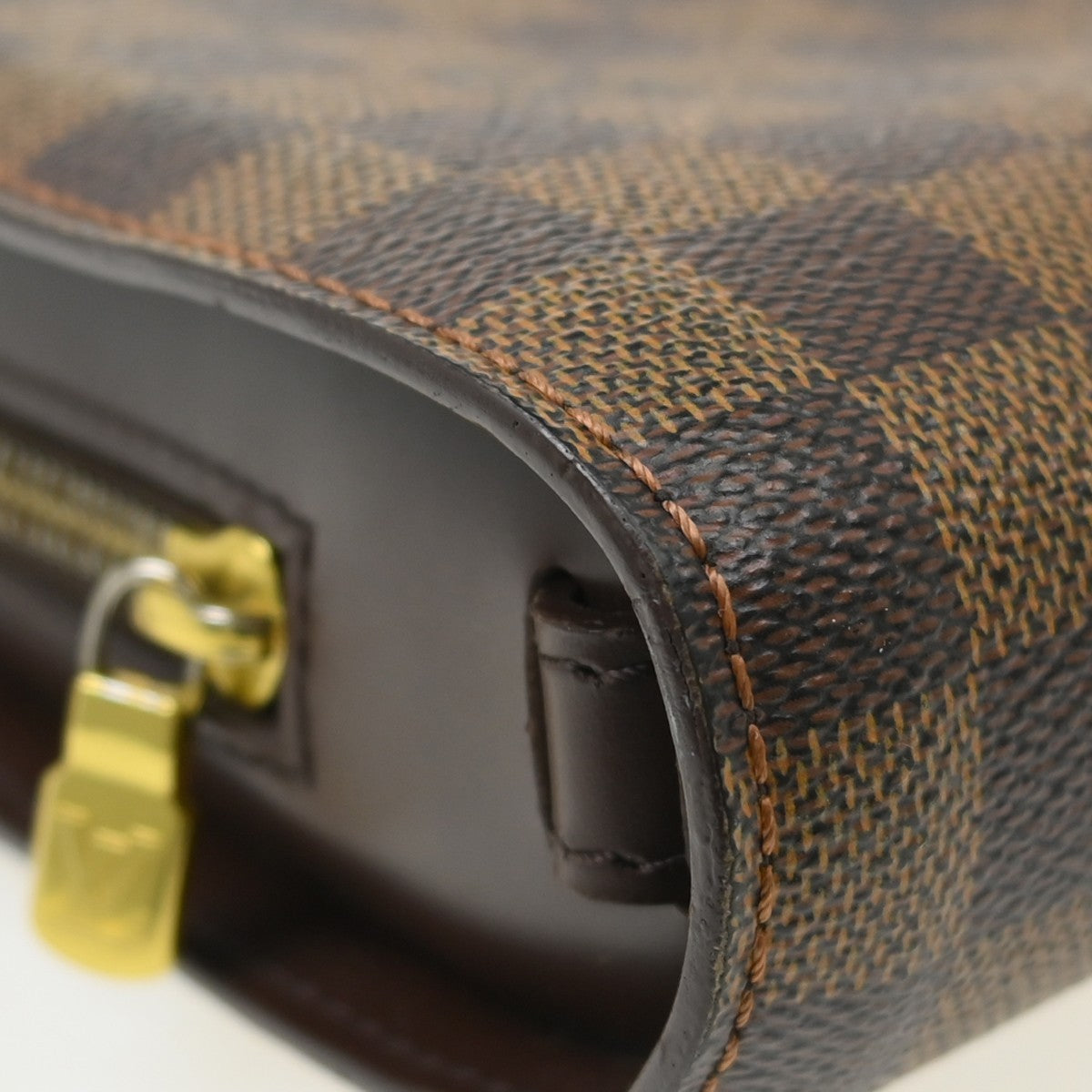 Louis Vuitton Pochette Saint Louis Damier Brown Canvas Clutche & Pouche Bag (Pre-Owned)