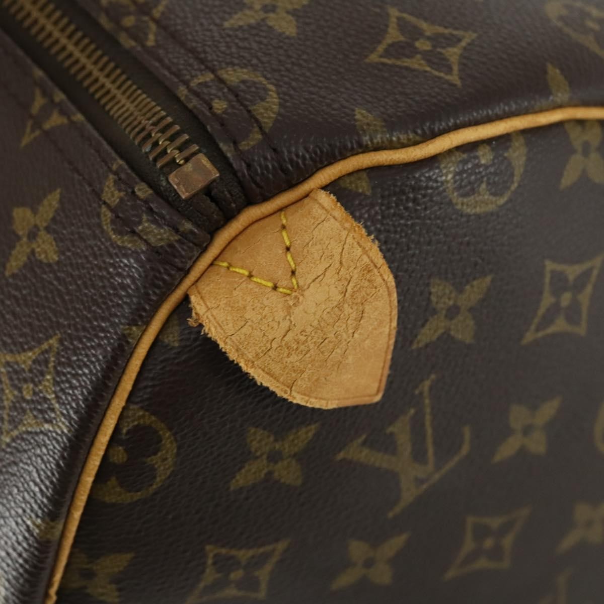 Louis Vuitton Keepall Bag Monogram Canvas Brown Canvas Travel Bag Bag (Pre-Owned)